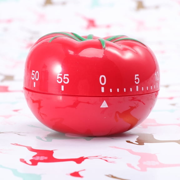 LOLIPPYY Red Kitchen Timer, Plastic, Easy to Clean, Perfect for Baking, Cooking, and Time Management