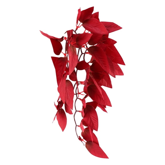 LOLIPPYY Red Plastic Aquarium Plants Sea Grass For Aquarium Decor 1Set