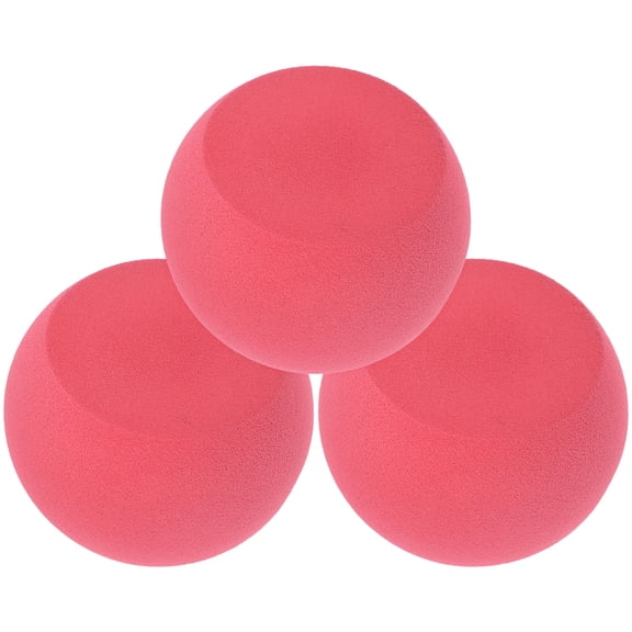 LOLIPPYY Red Polyurethane Makeup Eggs for Application and Blending of Foundation and Concealer, 3pcs