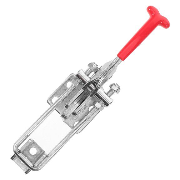 LOLIPPYY Red Rubber T-Handle Hasp Heavy Duty Toolbox Catch Shock Proof Flexible Draw Latches