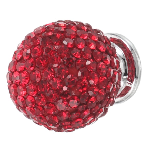 LOLIPPYY Red Sparkling Push Start Button Cover for Car Engine Starter, Stylish Decorative Accessory