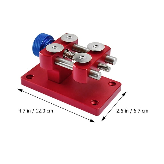 LOLIPPYY Red Watch Bezel Removal Tool with Adjustable Holder for Various Watch Case Sizes
