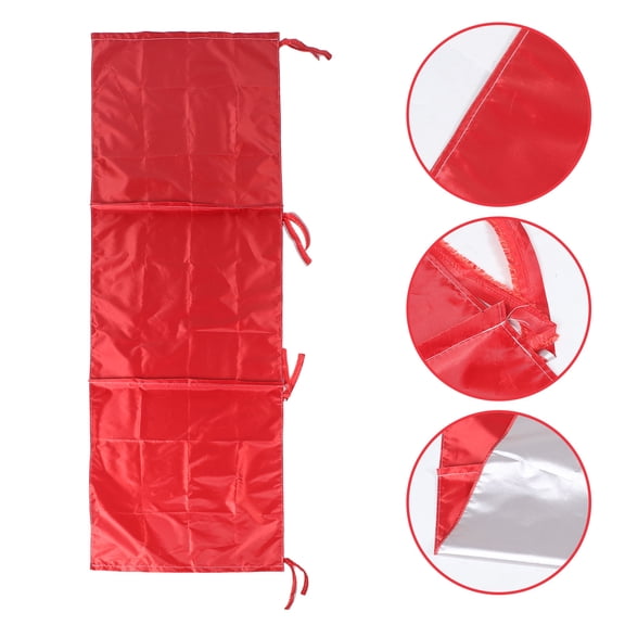 LOLIPPYY Red Waterproof Tent Footprint Ground Cloth with Reinforced Corners for Easy Stable Setup