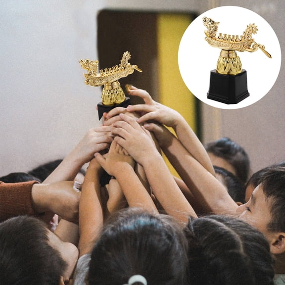 LOLIPPYY Refined Plastic Dragon Boat Trophy for Sports Tournament Rowing Championship Winner Award