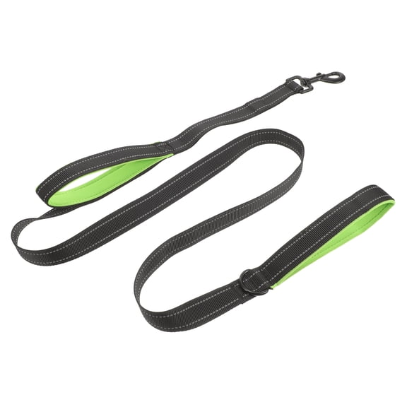 LOLIPPYY Reflective Durable Nylon Dog Leash for Outdoor Walking with Ergonomic Handle and Wear Resistant Rope