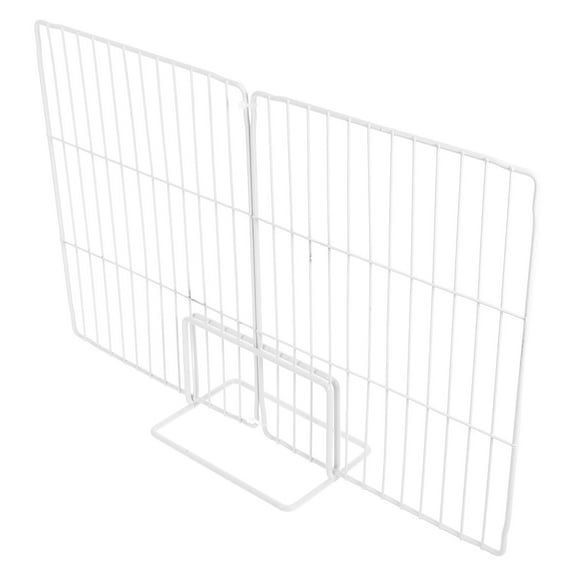 LOLIPPYY Adjustable Refrigerator Wire Shelf, Iron Freezer Organizer for Food Separation, 1 Set