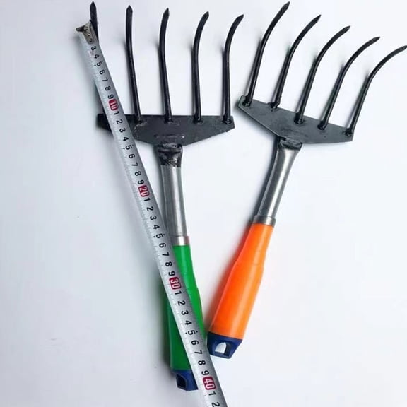 LOLIPPYY Stainless Steel Clam Rake Hand Tool for Efficient Shell and Oyster Digging Outdoors