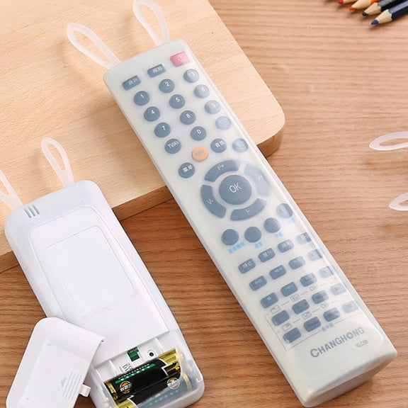 LOLIPPYY Remote Control Silicone Protective Cover Bunny Ear Shape 1Set for TV Air Condition Remote Controller