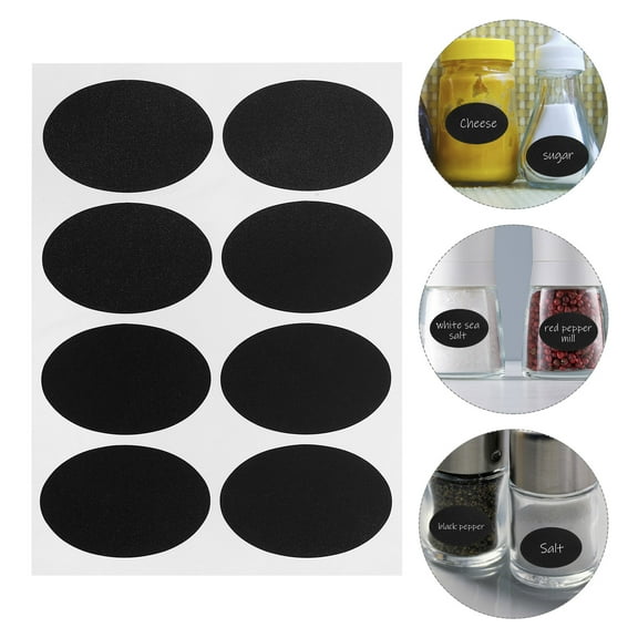 LOLIPPYY Removable Blank Sticky Label Stickers for Organizing Seasonings Office and Household Items