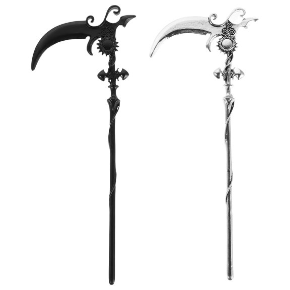 LOLIPPYY Renaissance Style Metal Hair Fork for Elegant Updo and Chignon Hair Styling