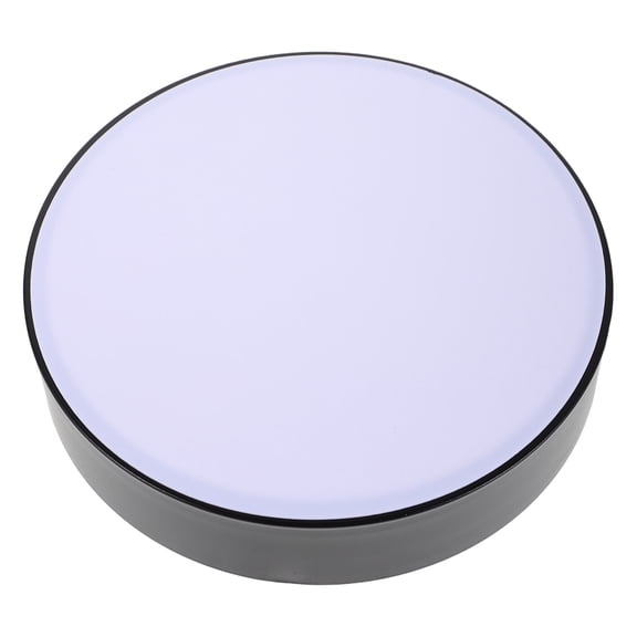 LOLIPPYY Replacement Black Plastic Flush Mount Ceiling Light Cover with Modern Minimalist Design