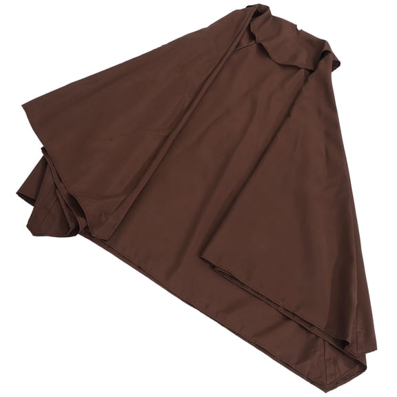 LOLIPPYY Replacement Canopy for Garden Umbrella, Coffee Color, Travel-Friendly, Umbrella Cover, 1 Pack