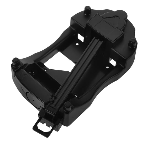 LOLIPPYY Replacement Pendulum Case for Wall Clock Black ABS Construction with Minimalist Design and Precise Movement