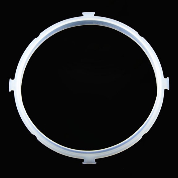 LOLIPPYY Replacement Silicone Gasket for Electric Pot Sealing Rings Boiling Protection White 1Set