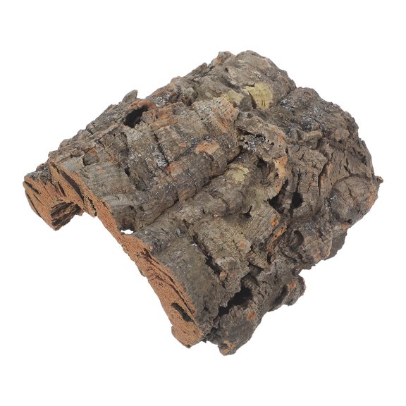 LOLIPPYY Reptile Tree Bark Decor with Smooth Interior for Secure Terrarium Hideaway