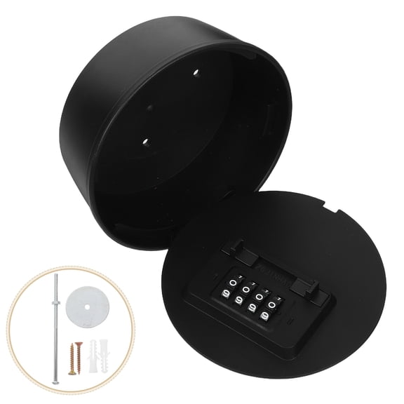 LOLIPPYY Resettable Combination Lock Box for Keys with Wall Mount and Stamping Resistance