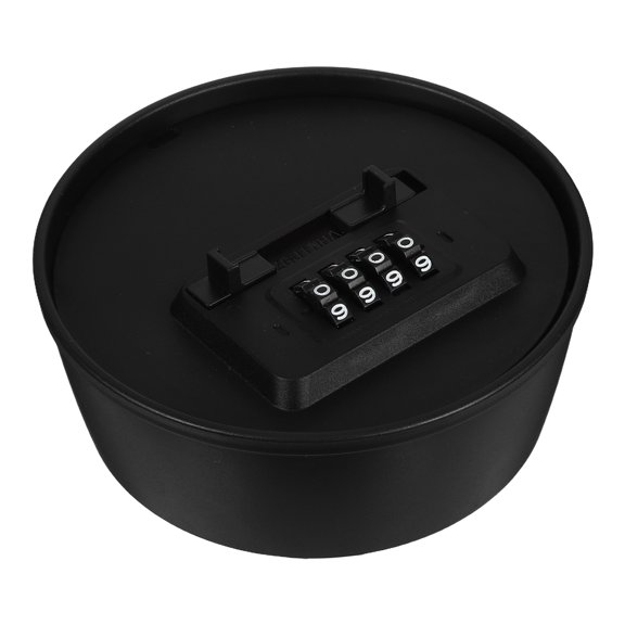LOLIPPYY Weatherproof Outdoor Resettable Lock Box for Secure Key Storage, and Easy to Use, Black
