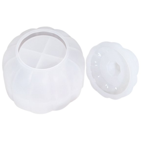 LOLIPPYY Pumpkin Shaped Resin Casting Mold for Home Decor, 1 Piece, Craft Supplies for Seasonal Decorations