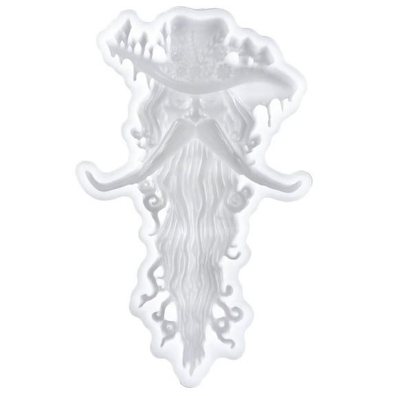 LOLIPPYY Resin Mold Ornament Old Man With Beard for Crafting Projects, 1 Pack