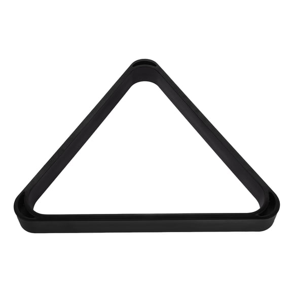 LOLIPPYY Resin Pool Triangle Rack Black Lightweight Sturdy Billiard Ball Holder for Table Use and Decoration