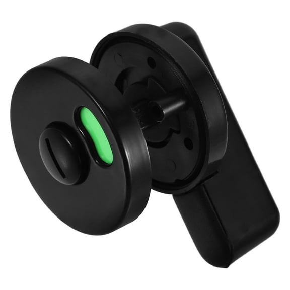 LOLIPPYY Restroom Door Lock Black Nylon Plastic Indicating Lock 1Pack