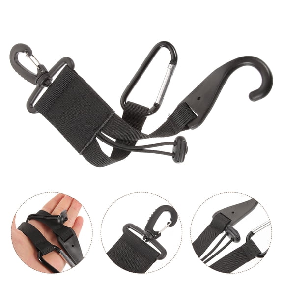LOLIPPYY Reusable Baseball Bat Holder with Glove Clips and Hook Portable Baseball Gear Holder