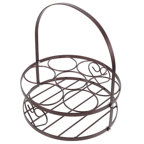 LOLIPPYY Reusable Coffee Beer Basket with Handle Portable Drink Holder for Multiple Bottles