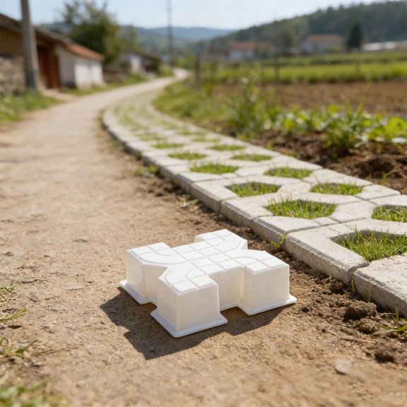 LOLIPPYY Reusable Concrete Paver Mold for Garden Lawn Plastic Brick Mold with Easy Demolding Feature