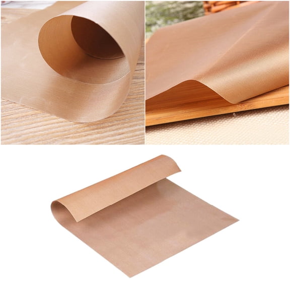 LOLIPPYY Reusable Non-Stick Oven Mat Liner for Baking, , Greaseproof Oilcloth, Coffee Color, 30x40CM