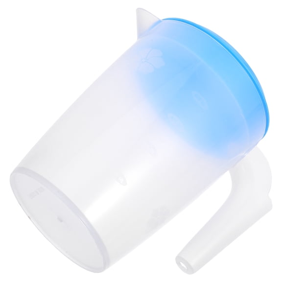 LOLIPPYY Reusable PP Water Pitcher with Lid for Drinking Use Multi Occasion Portable Simple Appearance 3.5L