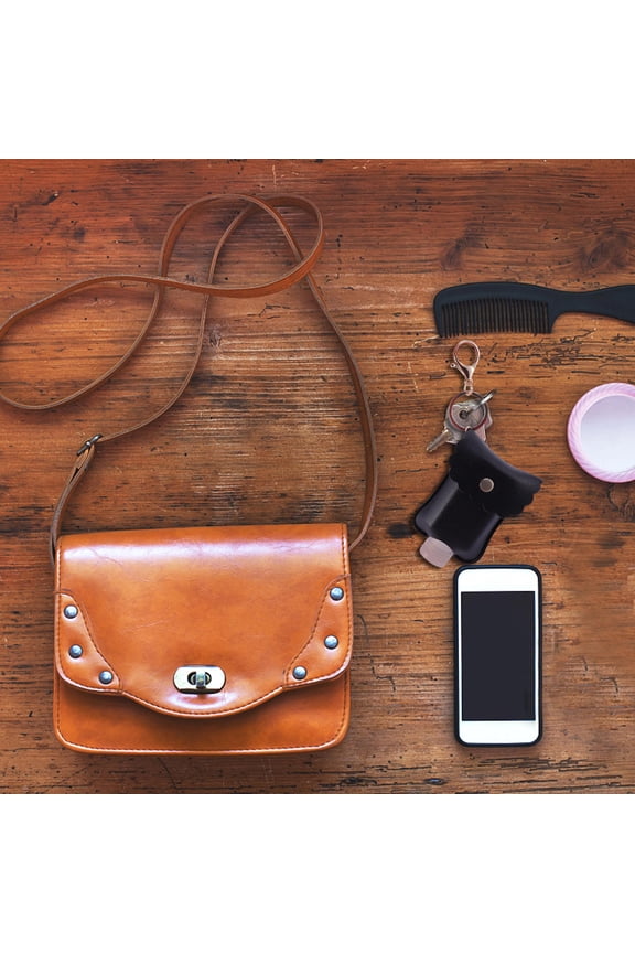 Reusable Plastic Travel Bottle with Keychain for Carrying Liquids on The Go