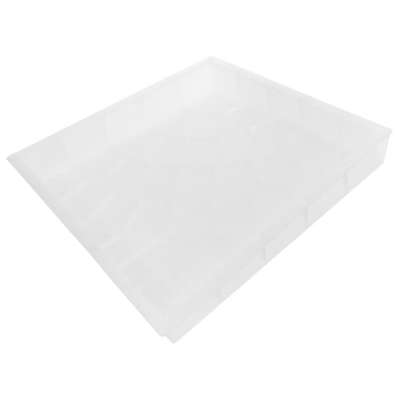 LOLIPPYY Reusable White Concrete Mold for Patio Lawn Garden Walkway with Anti Slip Surface and Easy Release