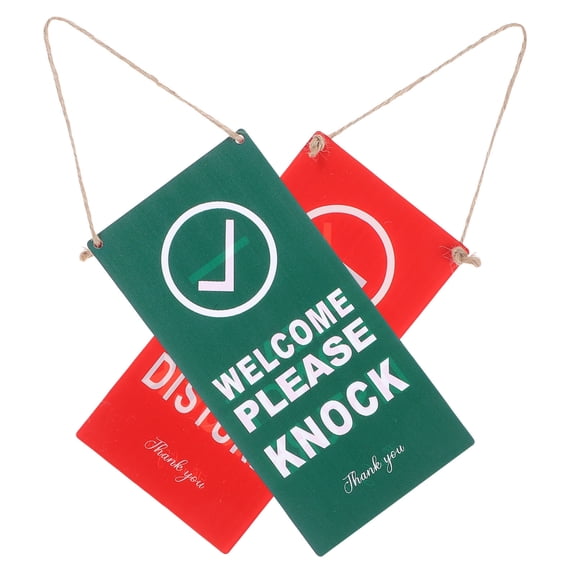 LOLIPPYY Reversible Open Closed Door Sign for Business Hours with Sturdy Hanging Design