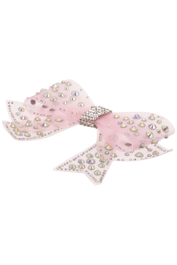 Rhinestone Applique Shoe Decoration with Water Drill for Women in Pink 1Set for Party