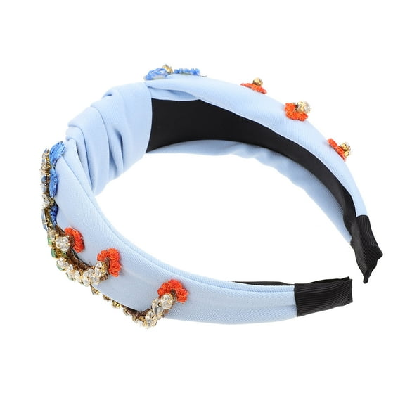 LOLIPPYY Rhinestone Headband for Women, Sparkling Hair Accessory for Parties, 1 Piece Embellished Hair Decor