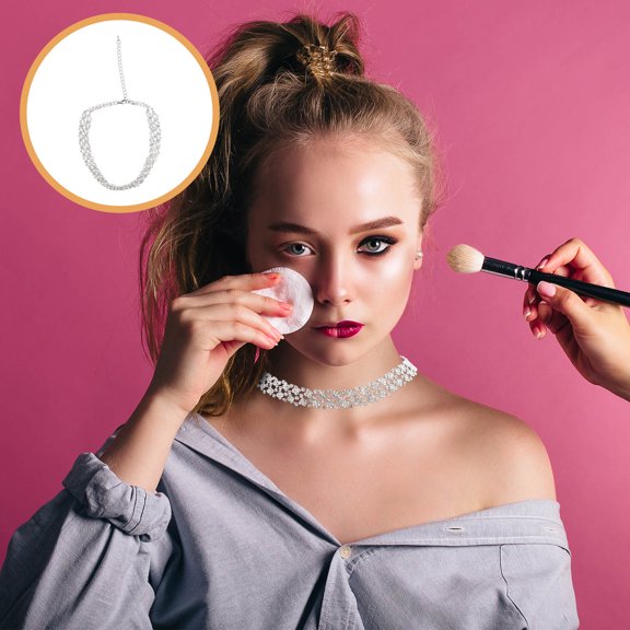 LOLIPPYY Multi-Color Rhinestone Necklace Fashion Accessory with Comfortable Wear and Craftsmanship