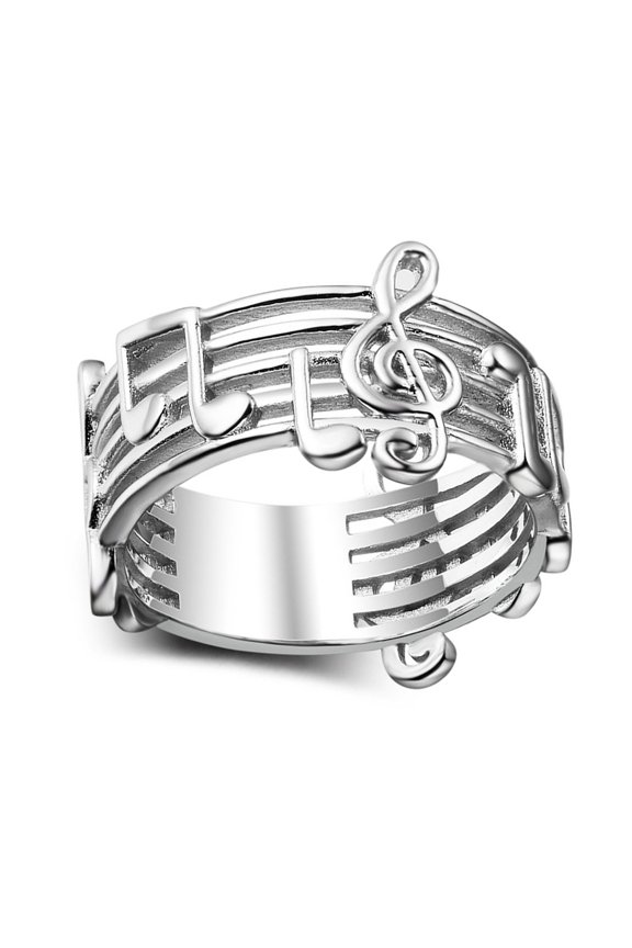 Ring for Musical Note Shape with Fashion Forward Simple Style
