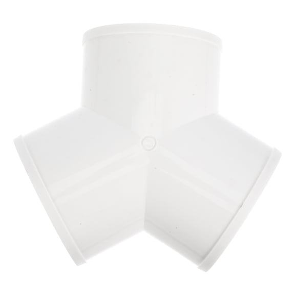 LOLIPPYY Robust White Y Ventilation Duct Splitter Connector for Home and Commercial Use