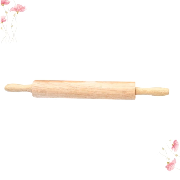 LOLIPPYY Wooden Rolling Pin for Baking Dough, Fondant, Cake Decorating, Noodles - Essential Kitchen Tool for Cooking & Baking
