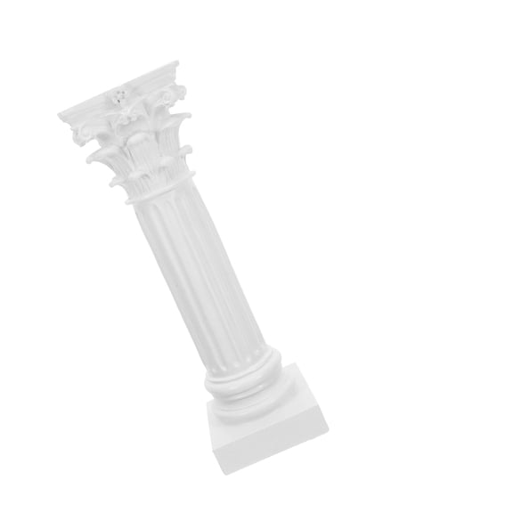 LOLIPPYY White Resin Roman Column Pillars for Wedding and Event Decorations, Elegant Party Decor Accents