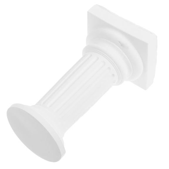 LOLIPPYY White Gypsum Roman Column Decorative Sculpture, 1 Piece Display Ornament for Collectors and Home Decor