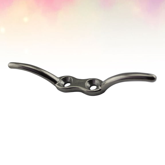 LOLIPPYY Rope Cleat Boat Dock Cleat in Black for Shed Use 1 Pair