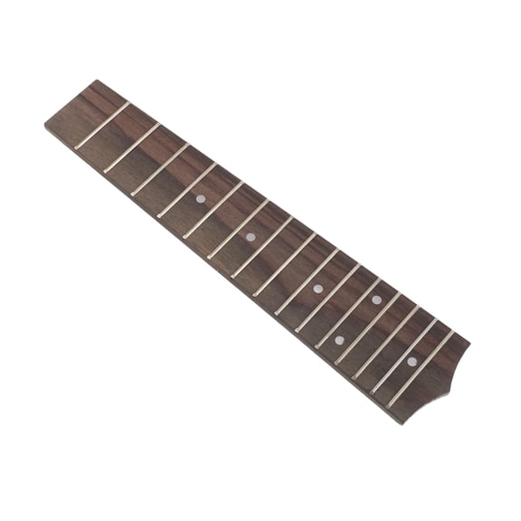 LOLIPPYY Rosewood Ukulele Fingerboard 15 Frets Replacement Wood Concert Fretboard for Beginner and Travel Ukulele Players