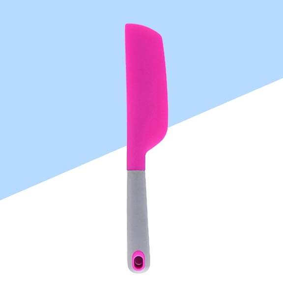 LOLIPPYY Rosy Silicone Spatula for Cake Frosting and Cooking with Non Scratch Flexible Scraper