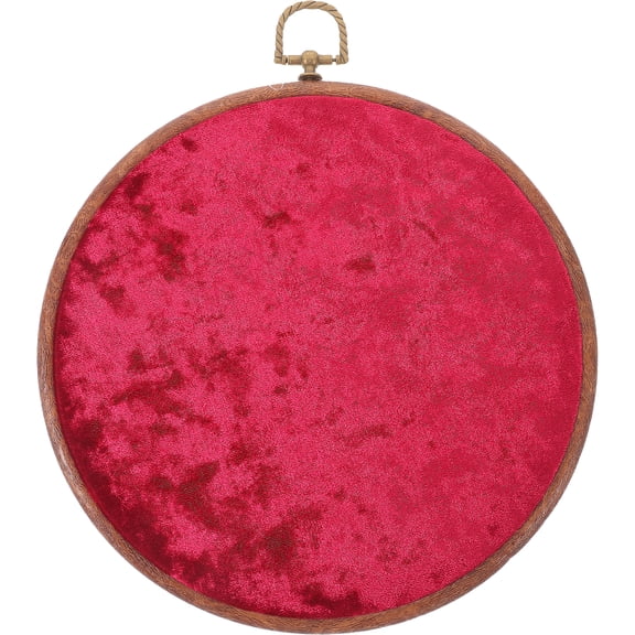 LOLIPPYY Velvet Round Badge Display Board with Wall Hanging, Brooch Holder for Collection and Storage Organizer