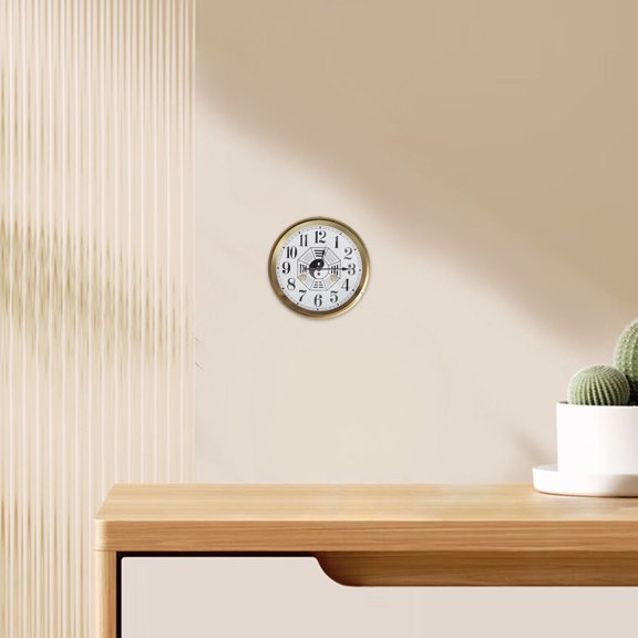 LOLIPPYY Round Clock Dial Plate with Yin Yang Bagua Design for Wall Clock Replacement