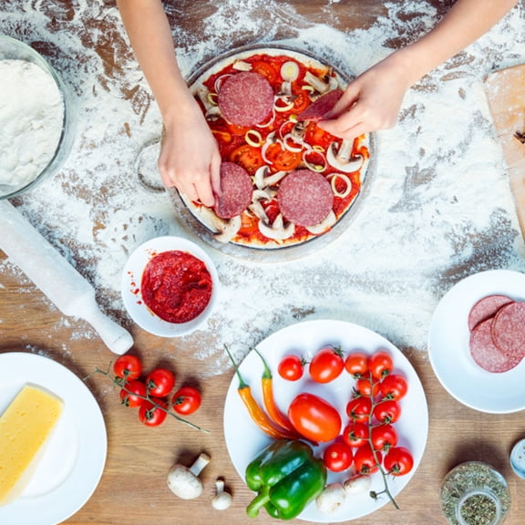LOLIPPYY Round Cooking Set, High Bakeware for Home Baking and Cooking, Kitchen Accessories