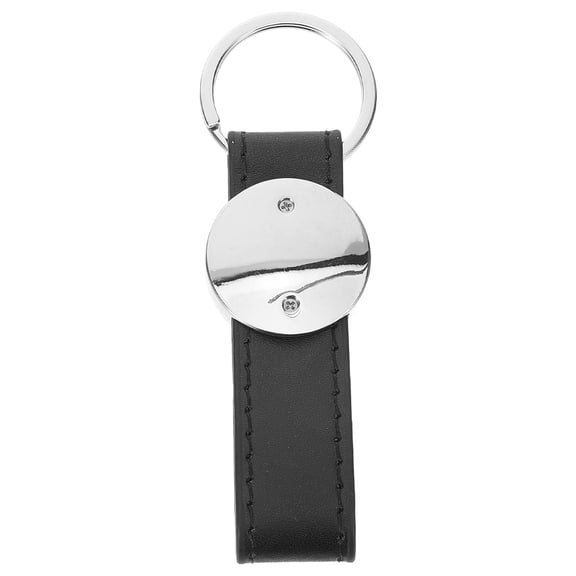 LOLIPPYY Round Keychain Blanks Key Accessory Metal 1Pcs for Crafts