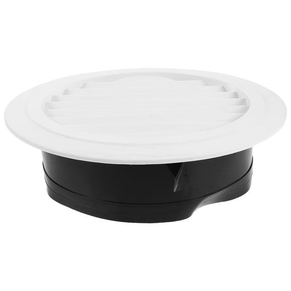 LOLIPPYY Round Plastic Soffit Vent Cover with Built-in Screen for Home Air Ventilation