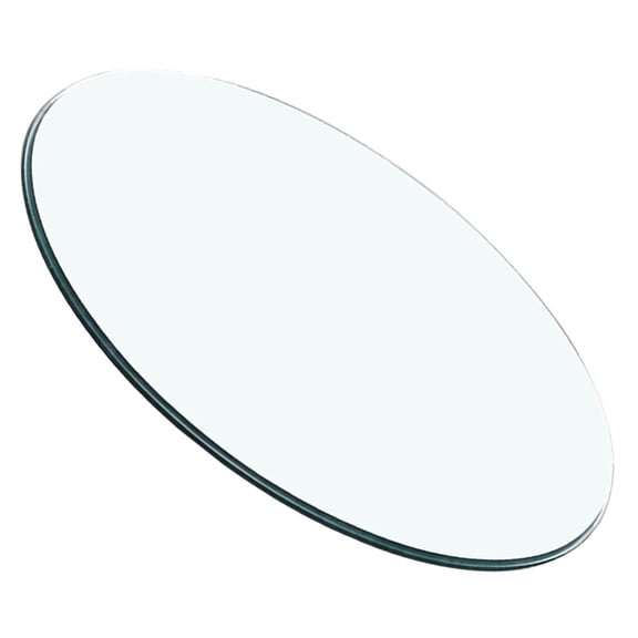 LOLIPPYY Round Tempered Glass Table Top for Home Furniture with Enhanced Load Capacity and Safety Edge